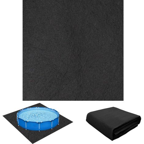 Tapis de Sol carré sur Tapis de Piscine, Tapis de Protection de Sol, Tapis de revêtement de Piscine pour piscines Hors Sol, Tapis de Sol Gonflable (1/5)