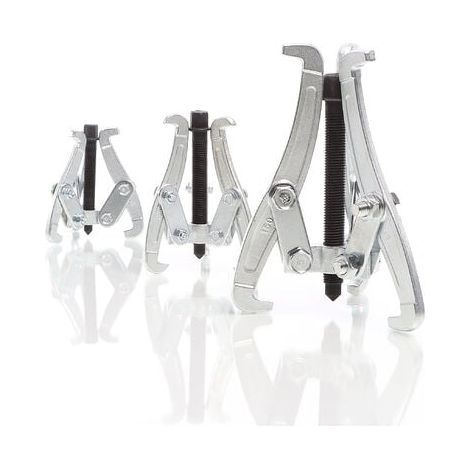 Extractor de garras 75 / 100 / 150 mm, 3 extractores profesionales de cojinetes como extractor interior-exterior, para cojinetes, engranajes, poleas (1/5)