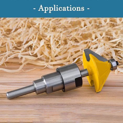 Adapter van 8 mm naar 12 mm voor freeskopverlengstukken (1 stuk) van koolstofstaal voor freeskopverlengstukken. (1/2)