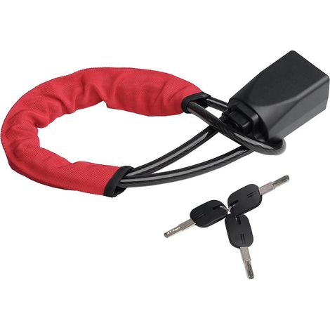 Antivol de volant ultra-résistant et durable, protégez votre précieuse voiture - Yuyu rouge (1/5)