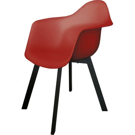 Fauteuil de jardin design scandinave avec structure en aluminium MALMO (1/3)