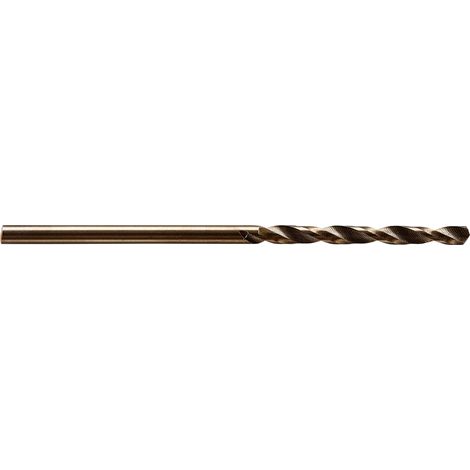 Foret à Métaux, Hss.co, Ø 2 Mm, Longueur de Spirale 24 Mm, Longueur Totale 49 Mm, Angle de Pointe 118°, Din 338, Rectifiéavec Précision, Ø de L'hélice à Réduction Progressive (1/5)