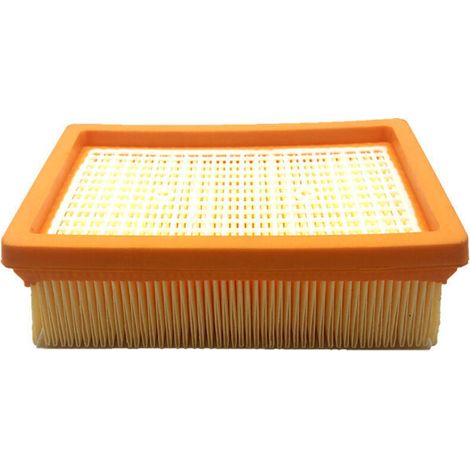 Filter für Kärcher WD/MV 4-6 Staubsauger, 2er-Pack waschbare Faltenfilter