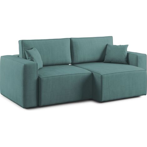 Morfeo Divano in tessuto impermeabile 215 cm petrolio (1/5)