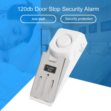 Alarme de porte portable 120 dB, sécurité voyage et appartement - antivol efficace (1/5)