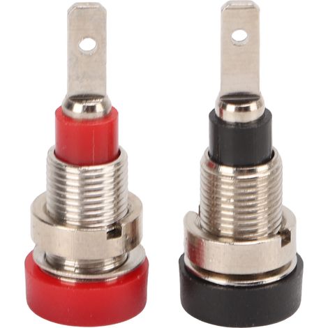 Lot de 10 Douilles Banane Laiton 2mm Connecteur de Panneau Borne pour Équipement Industriel et Automobile (1/5)