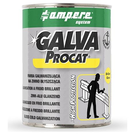 PEINTURE BRILLANTE POUR ZINC GALVANISÉ À FROID - 500 ML