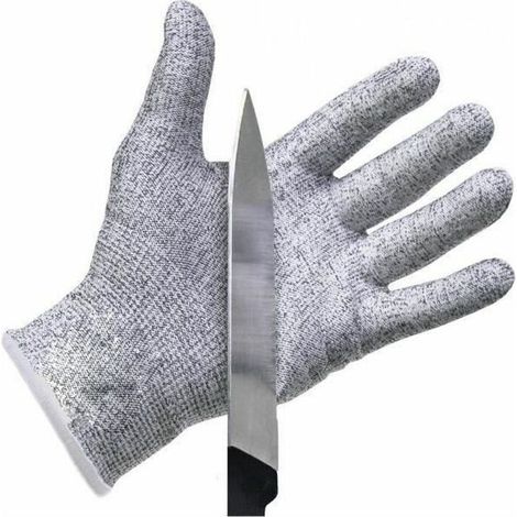 Paire de gants anti coupures couleur de Gris Taille L (1/4)