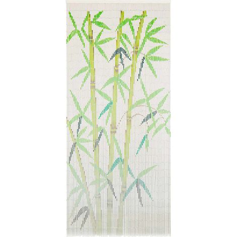 Rideau de porte,Rideau d'intimité contre insectes Bambou 90 x 200 cm CFW45968 (1/5)