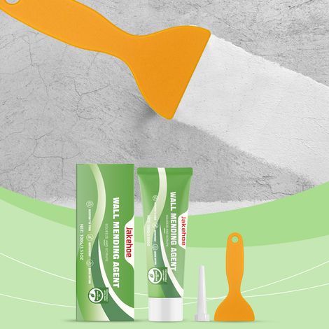 Kit de réparation murale pour traiter les trous, la peinture écaillée, les fissures et les trous de clous - 100 g + grattoir (1/5)