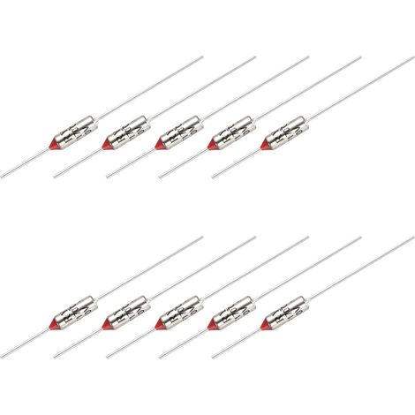 20Pcs Fusible Thermique Métallique RY215 170 °C 338 °F 10A 250V Coupe-Circuit Thermique Pour Moteur Transformateur Électrique Industriel Appareil Ménager (1/5)