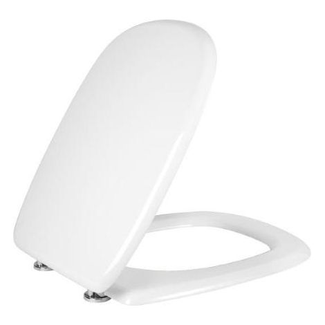 Toilettensitz aus weißem MDF-Holz für Dolomite Fleo Toilettensitz