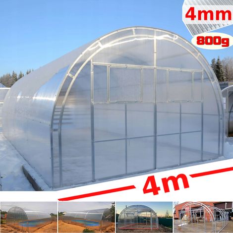 Serra Master 4x8m con copertura policarbonato alveolare 4mm (1/5)