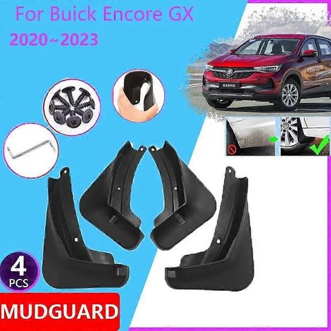 4 Stück Schmutzfänger für vorne und hinten für Buick Encore GX 2020 2021 2022 2023 – Schmutzfänger, Spritzschutz, Kotflügelzubehör