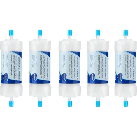 Wasserreiniger, Waschmaschine, Warmwasserbereiter, Vorfilter, kleiner 5-Zoll-PP-Smart-WC-Deckelfilter (2-Punkt-Stange - 2-Punkt-Stange)