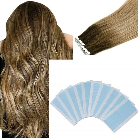 Ruban adhésif double face pour extensions des cheveux 10 feuilles 240 pcs (1/5)