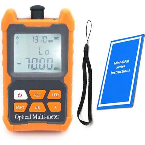 Mini-Tragbarer Glasfaser-Leistungsmesser mit FC-, SC- und ST-Universalschnittstelle – 70