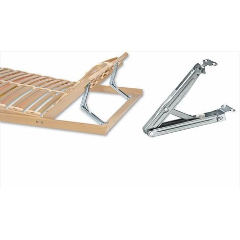 2x ferrure de réglage tête pied lit 13 positions charge 140kg acier zingué réparation bricolage