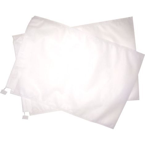 100 atmungsaktive, wetterfeste und hygienische Fruchtschutzbeutel mit Kordelzug für Pflanzen und Blumen, weiß, 350 x 450 mm / 13,8 x 17,7 Zoll