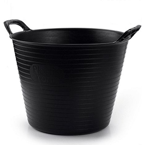 Capazo plastico 42 Litros Negro