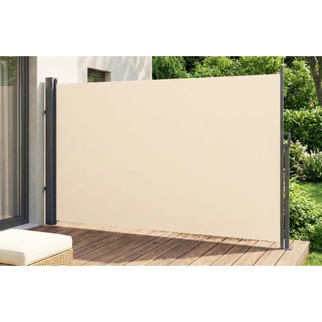 Sichtschutz für den Außenbereich PILAT ausziehbar 5 x 1,6 m beige