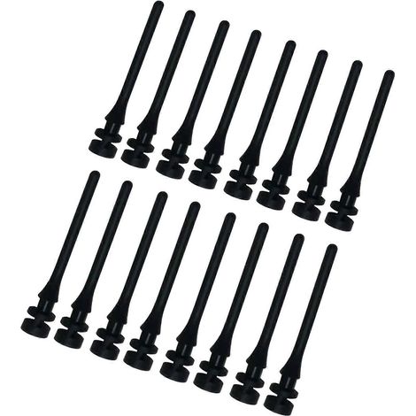 Silikon-Antivibrationsnieten für PC-Lüfter verbessern die Geräuschdämpfung, Gummibefestigungen, Gehäuselüfter-Dämpfungspads, Schwarz (Schwarz) (1/5)