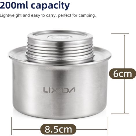 Bidon de stockage de café hermétique avec valve de surpression unidirectionnelle de 200 ml pour le stockage de la farine et du sucre, fruits secs, noix, haricots, camping en plein air, fêtes, barbecue (1/5)