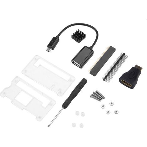 Kit de Démarrage Raspberry Pi Zero W avec Accessoires Essentiels