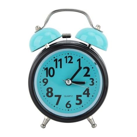 Horloge en plastique, bouton de réglage, alarme rétro élégante pour la cuisine et la maison