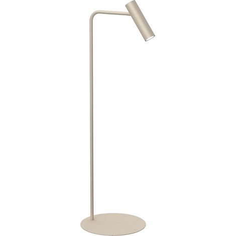 Lampadaire minimaliste beige avec spot 1xGU10 8W, design Axion