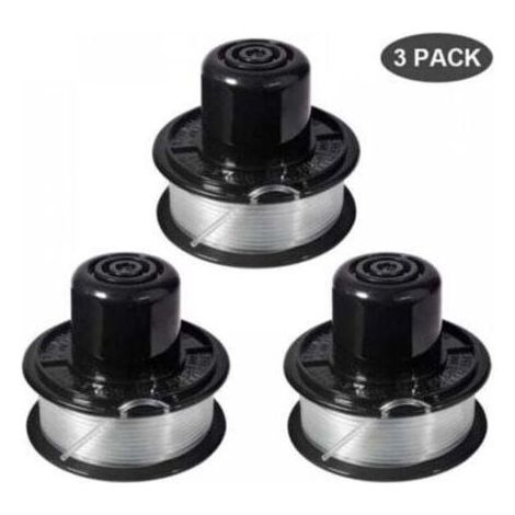 Accessoires pour tondeuse à gazon RS-136-BKP/682378-02 Bobine de rechange pour tête de coupe-herbe et enrouleur de corde de coupe-herbe (1/4)