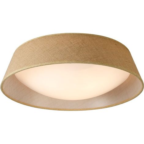 Plafonnier Sabina 3x20W E27 LED Marron Blanc (1/5)