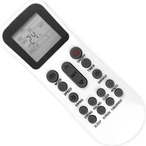 Télécommande LCD de remplacement pour climatiseur YKR-K/002E (1/5)