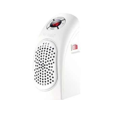 Mini chauffage à brancher Bardei 400W  – Blanc (1/6)
