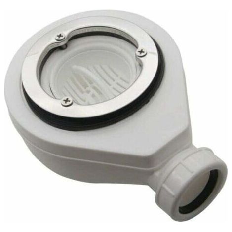 Bonde horizontale sans capot Ø90 DONA pour receveurs de douche (1/4)