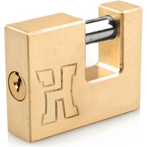 Lucchetto a maniglia in ottone tipo "u" 90mm