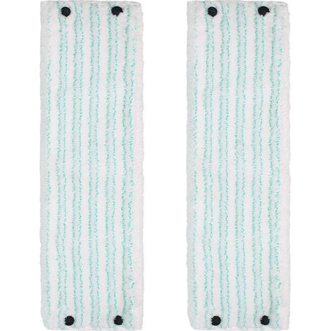 CSPARKV Lot de 2 Recharge de tête de mop pour Leifheit Clean Twist/Combi M Micro Duo -Chiffon à Franges 48.5 x 15cm,moppe Compatible leifheit serpillière,serpillères de Rechange en Microfibre pour Tou (1/4)