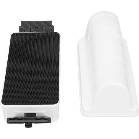 Brosse magnétique double tête pour aquarium, grattoir à suspension magnétique puissant et détachable, nettoyant pour aquarium, brosse magnétique blanche (1/5)