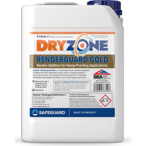 Dryzone Renderguard Gold 5L - Advanced Salt-Neutraliser