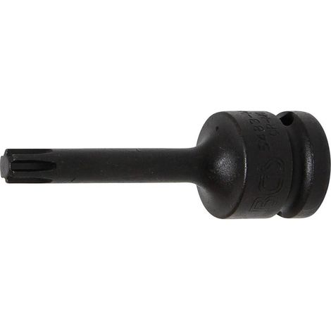 Douille à Embouts à Choc 75 mm - 12,5 mm (1/2), Profil Cannelé pour RIBE M8 - Résistante et Précise - D-Work