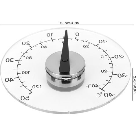Außenthermometer, die an Türen und Fenstern angebracht sind (1/5)