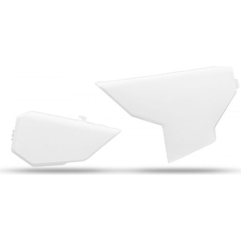 Tapa del filtro de aire UFO para Husqvarna TC 125 / 250 '23, FC 250 '23, TX 300 '23, FC / FX 350 / 450 '23, color blanco.