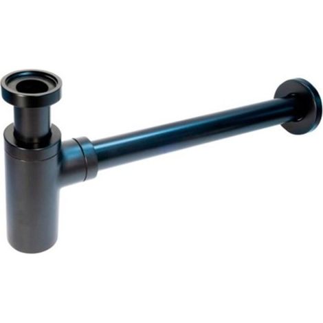 Verchromter Flaschensiphon 1 1/4 schwarz, IDROSPANIA.