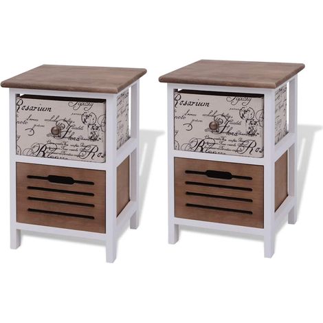 Maison Exclusive - Comodini 2 Pezzi In Legno (1/5)