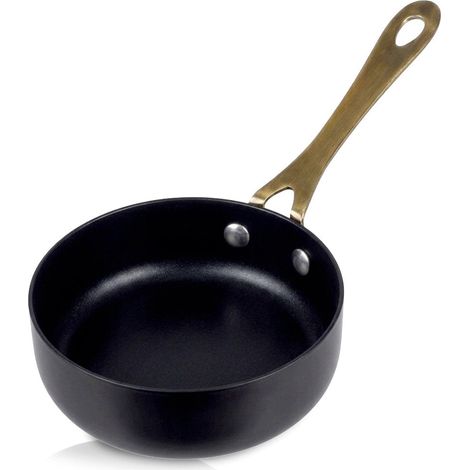 Black Stainless Steel Serving Dish with Handle, 180 ml (1/5)