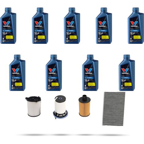 Kit tagliando 4 FILTRI e 9L OLIO compatibile con Maserati Levante 3.0 Diesel 184kw dal 2016 (1/5)