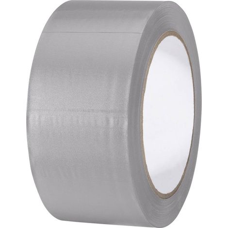 TOOLCRAFT 832450GR-C 832450GR-C Nastro adesivo in PVC Grigio (L x L) 33 m x 50 mm 1 pz.