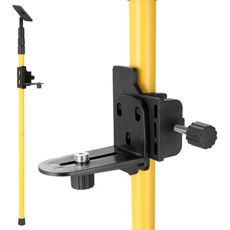 Tige télescopique pour niveleur de ligne en alliage d'aluminium, Support d'extension de levage réglable, Support de niveau Laser 1/4 et 5/8 pouces (1/5)