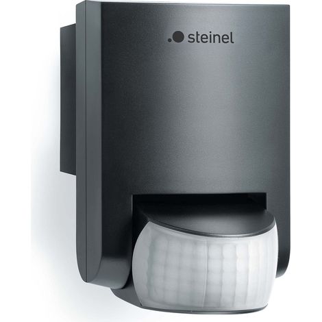 Steinel 660215 parete Rilevatore di movimento ad infrarossi passivo PIR 130 ° Relè Nero IP54 (1/5)