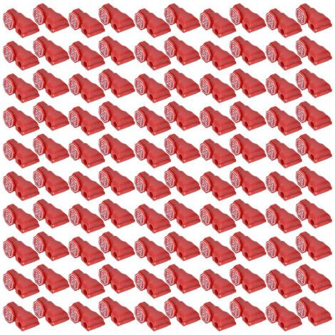 QORVA-Serrure à crochet de supermarché, 100 pièces, antivol, étagère d'exposition, accessoires de fixation à crochet 4.5mm (1/5)